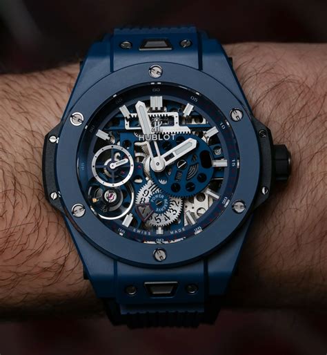 hublot big bang blue watch|Hublot big bang watch price.